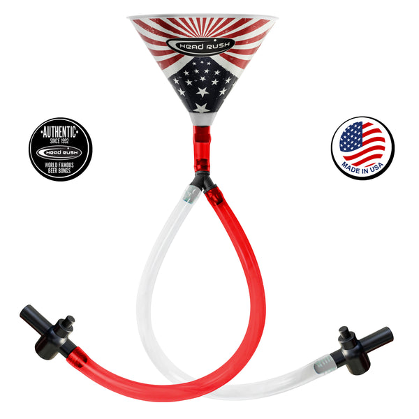 American Flag Beer Bong (3 Sizes Available)