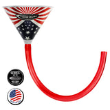 American Flag Beer Bong (3 Sizes Available)
