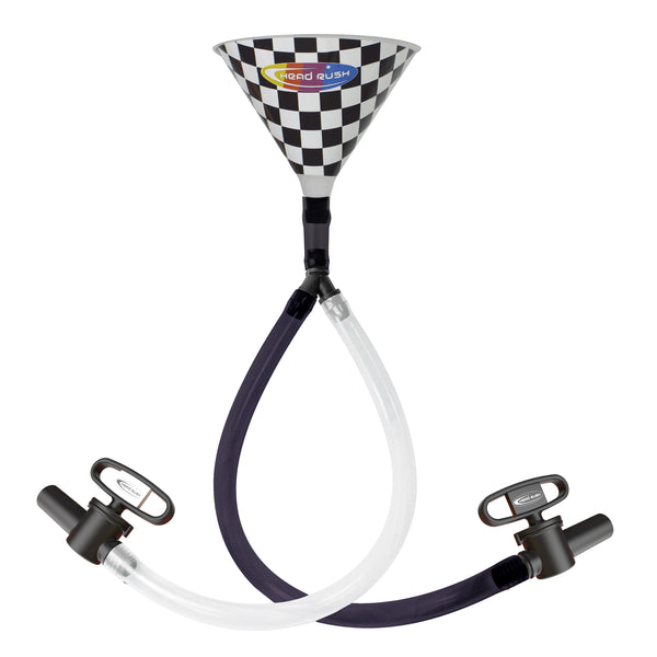 Checkered Beer Bong (3 Sizes Available)